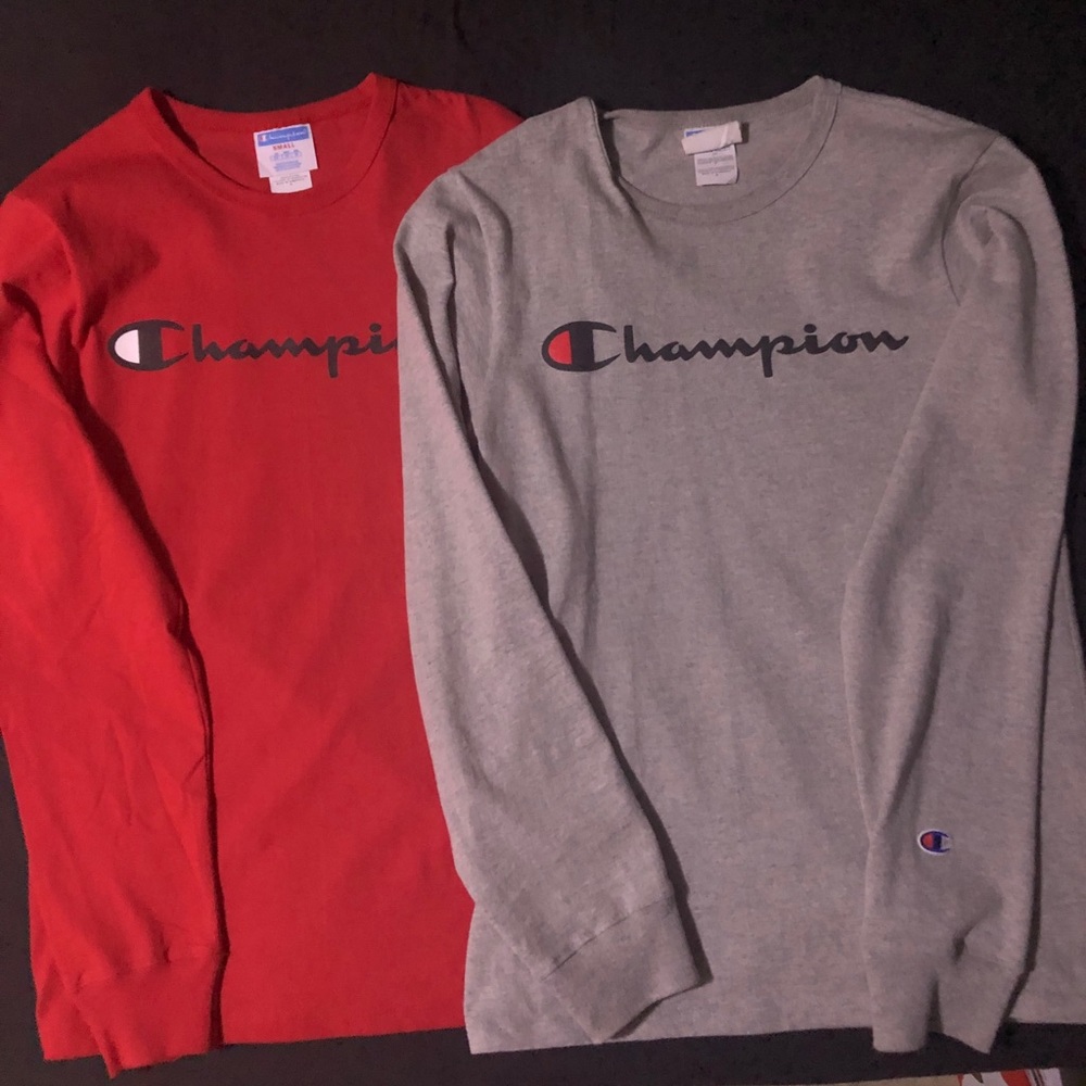 Champion Heritage Script Long Sleeve T-Shirts